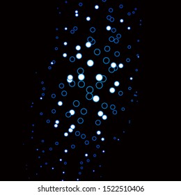 Dark BLUE vector texture with circles. Modern abstract illustration with colorful circle shapes. Design for posters, banners.