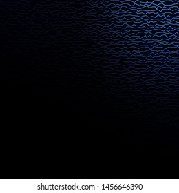 Dark BLUE vector texture with circular arc. Brand new colorful illustration with bent lines. Pattern for websites, landing pages.