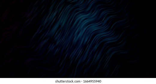 Dark BLUE vector texture with circular arc. Bright illustration with gradient circular arcs. Best design for your posters, banners.