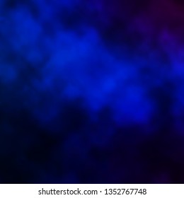 Dark BLUE vector texture with cloudy sky. Abstract colorful clouds on gradient illustration. Template for websites.