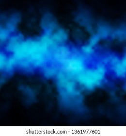 Dark BLUE vector texture with cloudy sky. Shining illustration with abstract gradient clouds. Beautiful layout for uidesign.