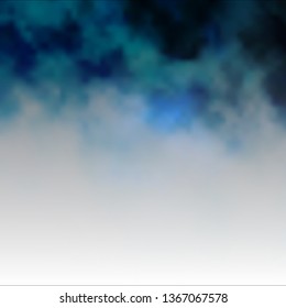 Dark BLUE vector texture with cloudy sky. Abstract illustration with colorful gradient clouds. Colorful pattern for appdesign.