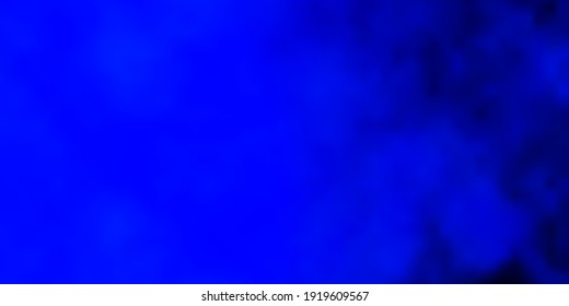 Dark BLUE vector texture with cloudy sky. Gradient illustration with colorful sky, clouds. Colorful pattern for appdesign.