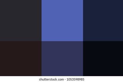 Dark BLUE vector texture with collection of colors. Colorful gradient set with collection of rainbow colors. Set of colors for clever designers.