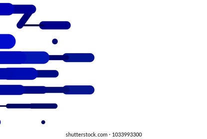 Dark BLUE vector texture with colored capsules. Glitter abstract illustration with colored sticks. The pattern can be used for medical ad, booklets, leaflets