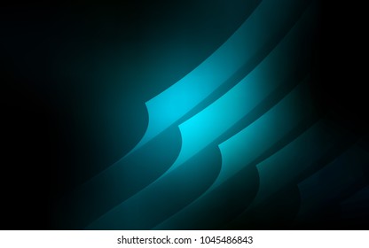 Dark BLUE vector texture with colored lines. Decorative shining illustration with lines on abstract template. Smart design for your business advert.