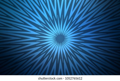 Dark BLUE vector texture with colored lines. Decorative shining illustration with lines on abstract template. Pattern for your busines websites.