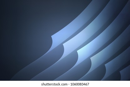 Dark BLUE vector texture with colored lines. Modern geometrical abstract illustration with Lines. Best design for your ad, poster, banner.