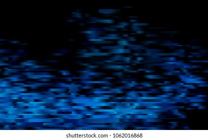Dark BLUE vector texture with colored lines. Modern geometrical abstract illustration with staves. The pattern can be used for busines ad, booklets, leaflets