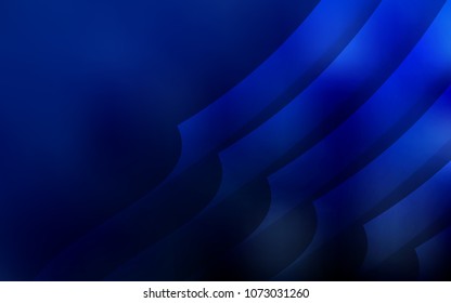 Dark BLUE vector texture with colored lines. Modern geometrical abstract illustration with Lines. Smart design for your business advert.
