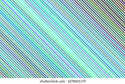 Dark BLUE vector texture with colored lines. Decorative shining illustration with lines on abstract template. The template can be used as a background.