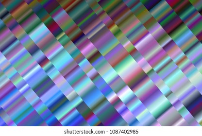 Dark BLUE vector texture with colored lines. Modern geometrical abstract illustration with staves. Best design for your ad, poster, banner.