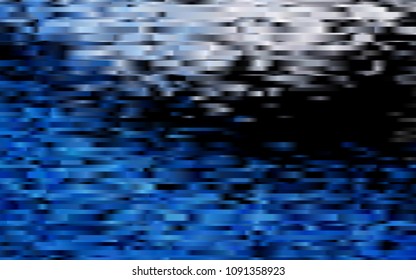Dark BLUE vector texture with colored lines. Lines on blurred abstract background with gradient. Smart design for your business advert.