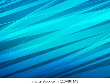 Dark BLUE vector texture with colored lines. Lines on blurred abstract background with gradient. Smart design for your business advert.