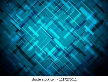 Dark BLUE vector texture with colored lines. Decorative shining illustration with lines on abstract template. The pattern can be used for websites.