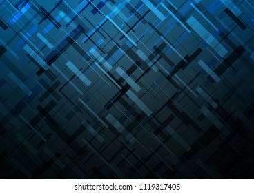 Dark BLUE vector texture with colored lines. Lines on blurred abstract background with gradient. The pattern can be used for busines ad, booklets, leaflets