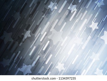 Dark BLUE vector texture with colored lines. Blurred decorative design in simple style with lines. The pattern can be used for websites.