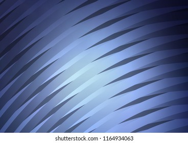 Dark BLUE vector texture with colored lines. Modern geometrical abstract illustration with staves. Smart design for your business advert.