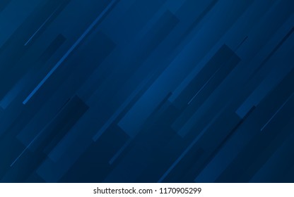 Dark BLUE vector texture with colored lines. Shining colored illustration with sharp stripes. Template for your beautiful backgrounds.