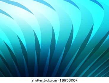 Dark BLUE vector texture with colored lines. Shining colored illustration with narrow lines. The pattern can be used for busines ad, booklets, leaflets