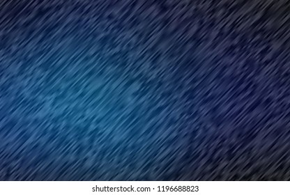 Dark BLUE vector texture with colored lines. Glitter abstract illustration with colored sticks. The pattern can be used for busines ad, booklets, leaflets