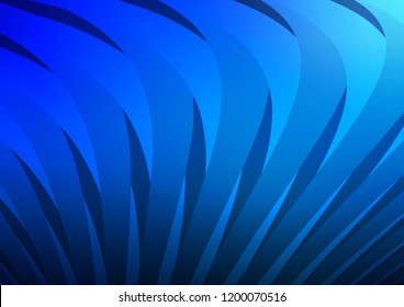 Dark BLUE vector texture with colored lines. Modern geometrical abstract illustration with staves. The pattern can be used as ads, poster, banner for commercial.