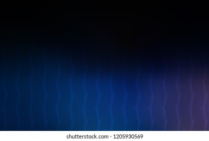 Dark BLUE vector texture with colored lines. Decorative shining illustration with lines on abstract template. Smart design for your business advert.