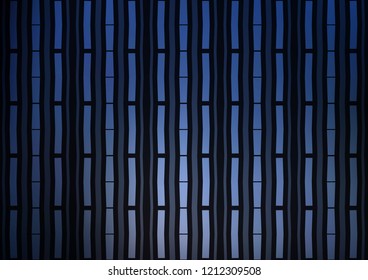 Dark BLUE vector texture with colored lines. Lines on blurred abstract background with gradient. The pattern can be used as ads, poster, banner for commercial.