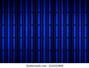 Dark BLUE vector texture with colored lines. Shining colored illustration with narrow lines. Smart design for your business advert.