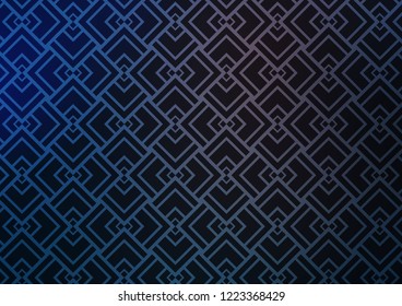 Dark BLUE vector texture with colored lines. Blurred decorative design in simple style with lines. Pattern for websites, landing pages.