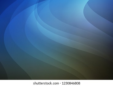 Dark BLUE vector texture with colored lines. Modern geometrical abstract illustration with staves. The template can be used as a background.