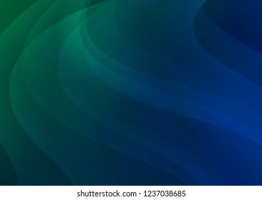 Dark BLUE vector texture with colored lines. Shining colored illustration with narrow lines. Best design for your ad, poster, banner.
