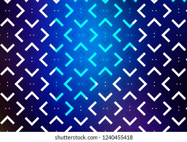 Dark BLUE vector texture with colored lines. Modern geometrical abstract illustration with staves. The template can be used as a background.