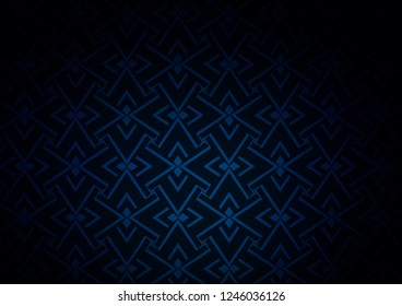Dark BLUE vector texture with colored lines. Blurred decorative design in simple style with lines. Pattern for websites, landing pages.