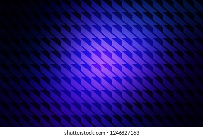 Dark BLUE vector texture with colored lines. Modern geometrical abstract illustration with Lines. Pattern for ads, posters, banners.