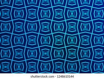 Dark BLUE vector texture with colored lines. Modern geometrical abstract illustration with staves. Best design for your ad, poster, banner.