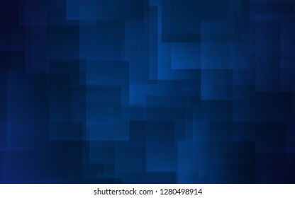 Dark BLUE vector texture with colored lines. Shining colored illustration with sharp stripes. Template for your beautiful backgrounds.