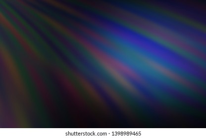 Dark BLUE vector texture with colored lines. Blurred decorative design in simple style with lines. Best design for your ad, poster, banner.
