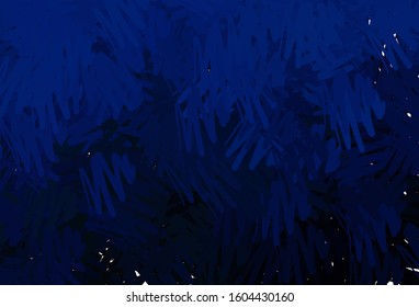Dark BLUE vector texture with colored lines. Lines on blurred abstract background with gradient. Best design for your ad, poster, banner.