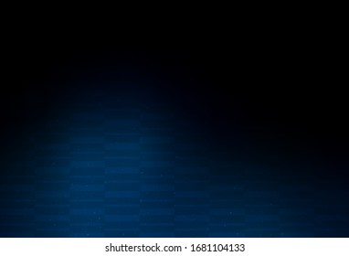 Textura vectorial azul oscuro con líneas coloreadas. Ilustración colorida y brillante con líneas en plantilla abstracta. Patrón para los sitios web de su empresa.