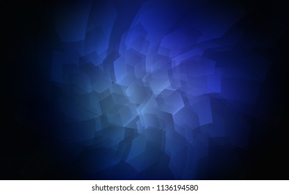 Dark BLUE vector texture with colorful hexagons. Colorful hexagons on white backdrop. Pattern can for your ad, booklets.