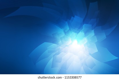 Dark BLUE vector texture with colorful hexagons. Colorful hexagons on white backdrop. Pattern can be used for landing pages.