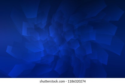 Dark BLUE vector texture with colorful hexagons. Colorful hexagons on white backdrop. New template for your brand book.