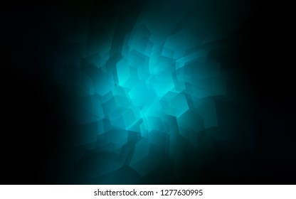 Dark BLUE vector texture with colorful hexagons. Colorful hexagons on white backdrop. Pattern can for your ad, booklets.