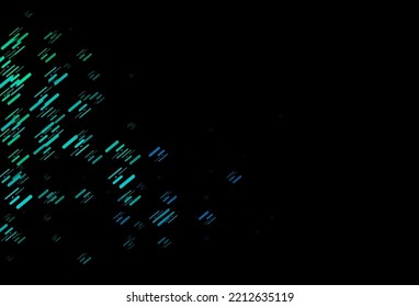 Dark BLUE vector texture with colorful lines. Decorative shining illustration with lines on abstract template. Backdrop for TV commercials.