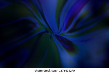 Dark BLUE vector texture with curved lines. A sample with colorful lines, shapes. The best colorful design for your business.