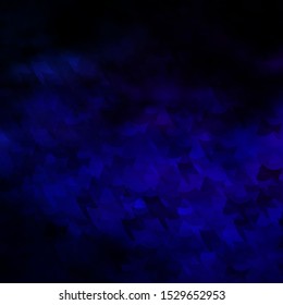 Dark BLUE vector texture with curved shield shapes. Abstract gradient illustration with colorful rectangles. Template for cellphones.