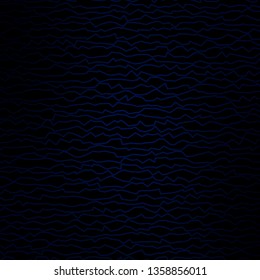 Dark BLUE vector texture with curves. Illustration in abstract style with gradient curved.  Pattern for commercials, ads.