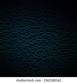 Dark BLUE vector texture with curves. Gradient illustration in simple style with bows. Design for your business promotion.