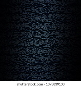 Dark BLUE vector texture with curves. Abstract illustration with bandy gradient lines. Smart design for your promotions.